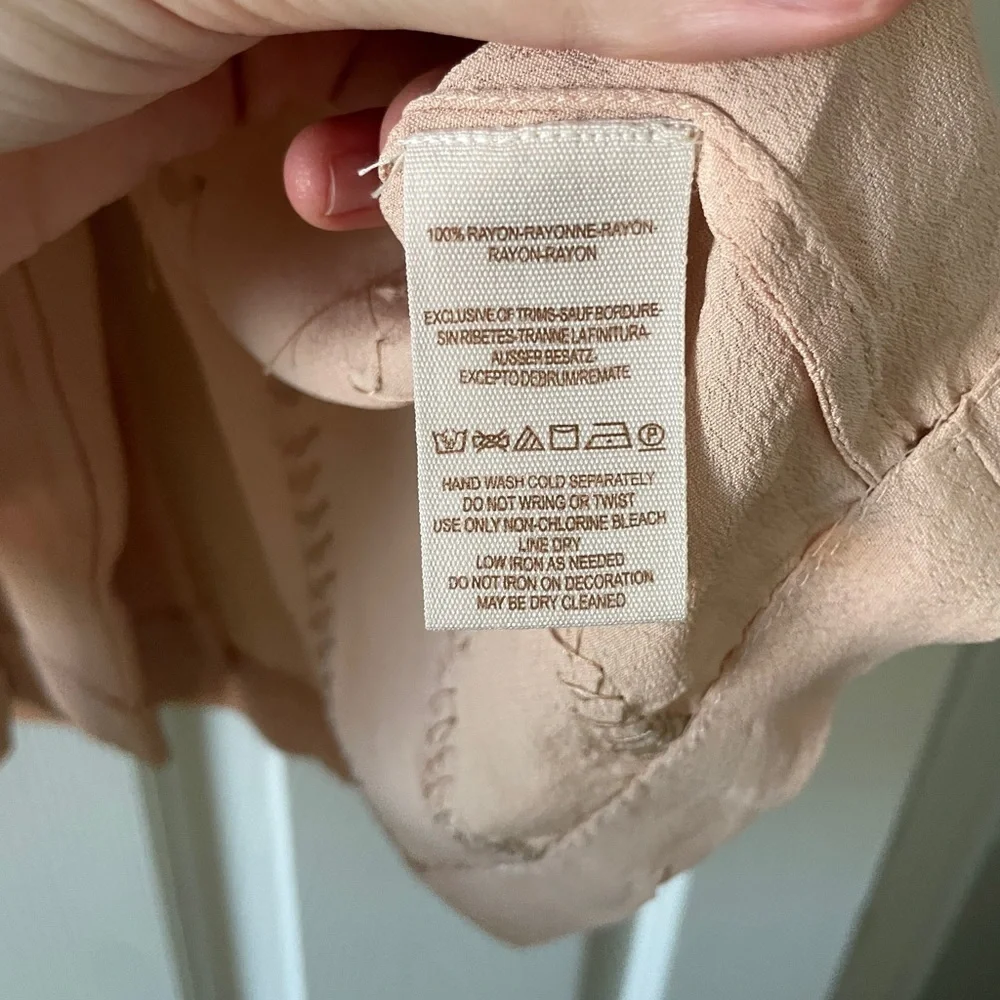 Free People Cream Embellished Tank Top